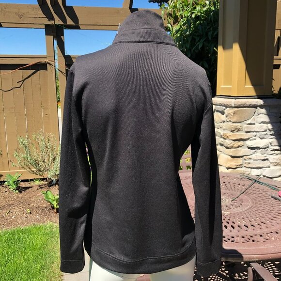 Adidas Climalite Lg Sleeve 1/4 Zip Top Black Sz S - Picture 4 of 10